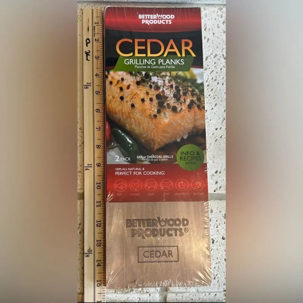 Cedar Grilling Planks 5” x 11” and 5” x 15” NWT